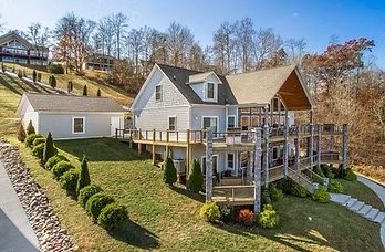 Custom home built by Cox Construction